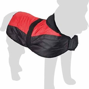 Karlie psy płaszcz niedźwiedź polarny, 40 cm, czerwony - 1 zdjęcie