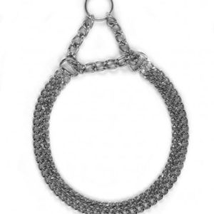 KERBL Podwójna obroża łańcuchowa, 50 - 60 cm, 2,5 mm [83366] - 1 zdjęcie