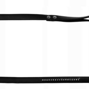 Kerbl Smycz Diamond, 110 cm x 14 mm, czarna [80257 - 1 zdjęcie