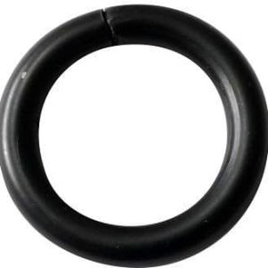Kółko metalowe drut 6mm fi25 Czarny Mat - 1 zdjęcie