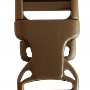 Klamra 20mm Zatrzask plastik Koyote 2szt - 1 zdjęcie