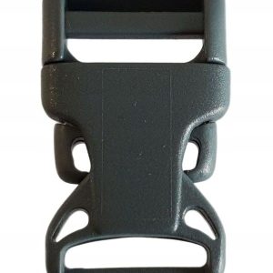 Klamra 20mm Zatrzask plastik Szary 2szt - 1 zdjęcie