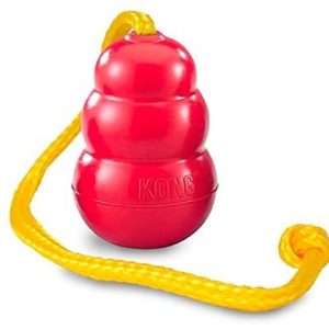 Kong Classic Ball z liną,, średni 71603 - 1 zdjęcie