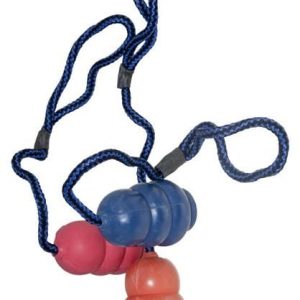 Kong DINO GRYZAK GUMA 85MM Z SZNUREM ZABAWKA TYPU 803085(0) - 1 zdjęcie