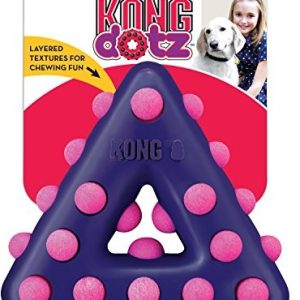 Kong DOTZ Triangle psy do zabawy, mały - 1 zdjęcie
