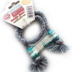 Kong Goodie Bone XS ze snurkiem mix kolorów nr kat.KP51 - 1 zdjęcie