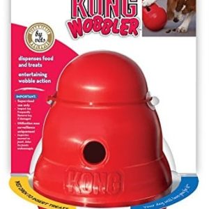 Kong zabawka dla psów wobbler, napełniana przekąskami, small, czerwony - 1 zdjęcie
