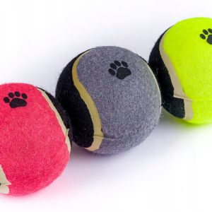 Kpl 3szt. Piłka Tenisowa Dla Psa Aport Gryzak 6 cm - 1 zdjęcie