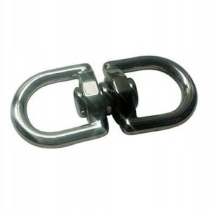 Krętlik łącznik 19x19x63mm Srebrny - 1 zdjęcie