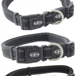 Kruuse BUSTER REFLECTIVE MESH Obroża Czarna Roz.XL 287103 - 1 zdjęcie
