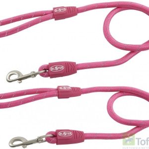 Kruuse BUSTER REFLECTIVE ROPE Smycz Linka Różowa 120cm/13mm 287223 - 1 zdjęcie