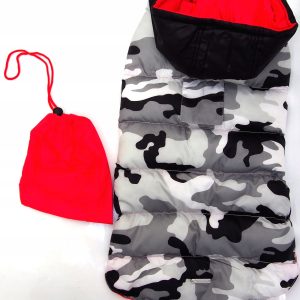 Kurtka Dla Psa Military Grey Double 55cm+POKROWIEC - 1 zdjęcie