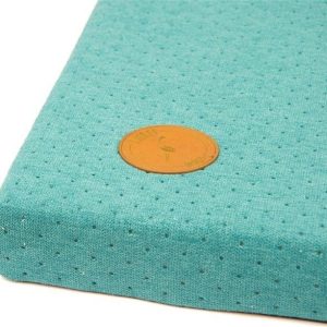 LAUREN DESIGN Materac PREMIUM DEMI turkusowy pikowany 50cm x 40cm x 3cm - 1 zdjęcie