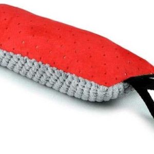Lauren Design Zabawka PREMIUM FUN czerwony pikowany + szary 25x7cm - 1 zdjęcie