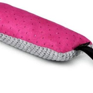 Lauren Design Zabawka PREMIUM FUN róż pikowany + szary 25x7cm - 1 zdjęcie