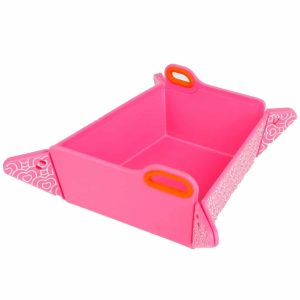 L'chic Chop2Bowl pink miska / deska - 1 zdjęcie