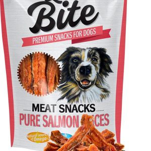 Let's Bite Let's Bite Meat Snacks Pure Salmon Slices 80g - 1 zdjęcie