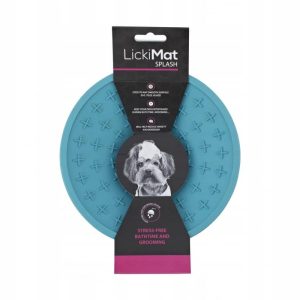 LickiMat Splash miska slow food do kąpieli Turkus - 1 zdjęcie