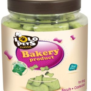 Lolo Pets Ciastka kostki miętowe rozm. M 210g - 1 zdjęcie