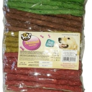 LoloPets LoloPets Kabanosy Mix 6-7mm / 12,5cm  100szt.  [LO-80100] MS_12426 - 1 zdjęcie