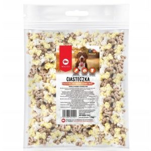 MACED MACED Wanilla kosteczki Mix 1 kg Ciasteczka dla psów - 1 zdjęcie