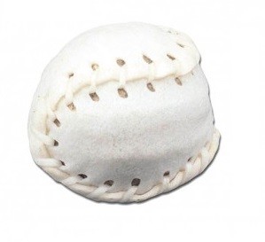 Maced Przysmak dla psa piłka Baseball biały 5cm - 1 zdjęcie