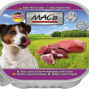 Macs Adult Cielęcina z sercami i wątrobą Mokra Karma dla psa op 150g - 1 zdjęcie