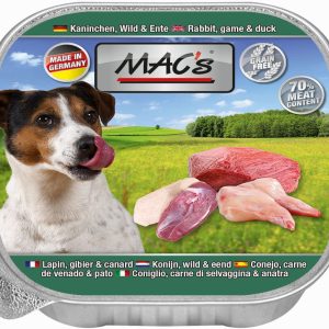 Macs Adult Królik z dziczyzną i kaczką Mokra Karma dla psa op 150g - 1 zdjęcie