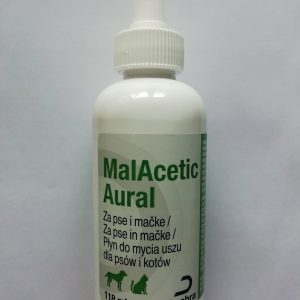 Malacetic Aural Płyn Do Mycia Uszu Pies Kot 118 ML - 1 zdjęcie