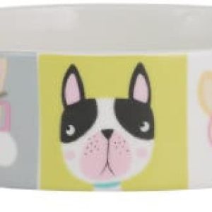 Mason Cash Mason Cash Pawtrait 15 Cm Biała Miska Dla Psa Kamionkowa - 1 zdjęcie