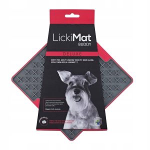 Mata LickiMat Buddy Deluxe czerwony - 1 zdjęcie