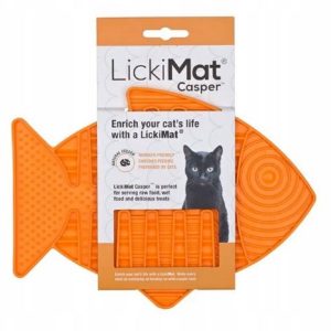 Mata LickiMat Classic Casper małe psy pomarańczowa - 1 zdjęcie