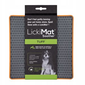 Mata LickiMat Tuff Soother spowalniająca pomarańcz - 1 zdjęcie