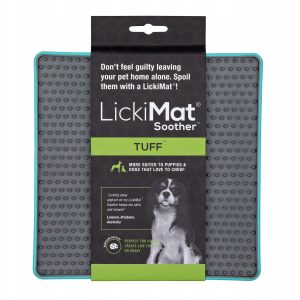 Mata LickiMat Tuff Soother spowalniająca turkusowa - 1 zdjęcie