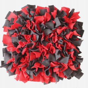 Mata węchowa czarno-pomarańcz.) 43x43cm + Szarpak - 1 zdjęcie