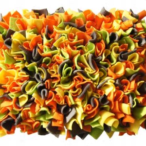 Mata Węchowa Dla Psa 40x30cm Green Orange - 1 zdjęcie