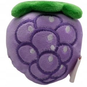 materiałowy gryzak jeżyna z piszczałką - 9 cm - 1 zdjęcie
