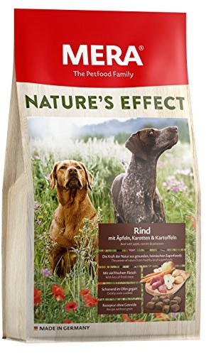 MERA Nature's Effect karma dla psów bez zboża karma dla psów z wołowiną jabłkami marchewką i ziemniakami 10 kg 092445 - 1 zdjęcie