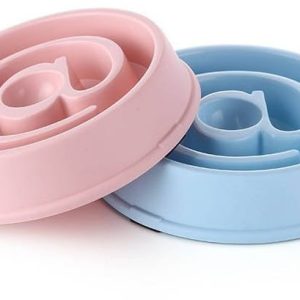 Mersjo Miska dla psa, kota spowalniająca różowa QQQBO-020-PINK - 1 zdjęcie