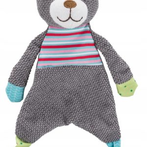 Miś Junior, materiał/plusz, 28 cm - 1 zdjęcie