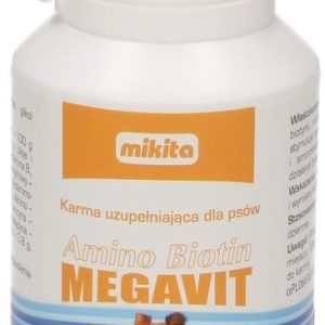 Mikita Megavit Amino Biotin Witaminy Dla Psów Na Sierść 50Tabl - 1 zdjęcie