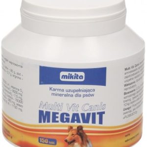 Mikita Megavit Multi Vit Canis Witaminy Dla Psów 150Tabl. - 1 zdjęcie