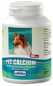Mikita Pet Calcium 100 tabletek - 1 zdjęcie