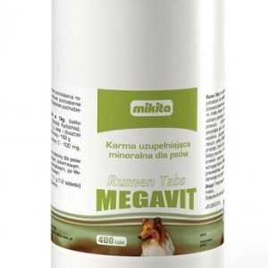 Mikita RUMEN TABS MEGAVIT Witaminy dla psów ze Żwaczem 400tabl - 1 zdjęcie