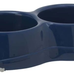 Miska antypoślizgowa podwójna Pet Nova 2x330 Blue - 1 zdjęcie