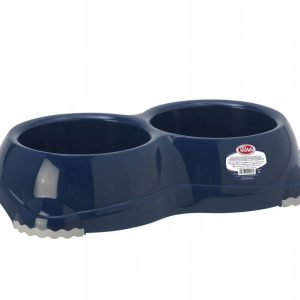 Miska antypoślizgowa podwójna Pet Nova 2x645 Blue - 1 zdjęcie
