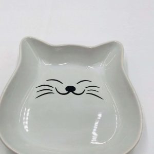 Miska Kot Spodek dla kota Porcelana Pop Art cudny - 1 zdjęcie