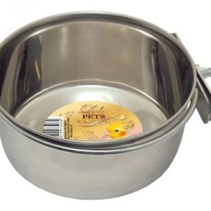 Miska Metalowa Przykręcana Do Klatki 140ml Ptaków - 1 zdjęcie