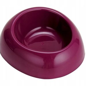 Miska plast. owalna Happet 0.4l fioletowa - 1 zdjęcie
