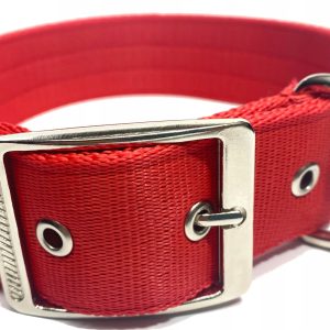 Mocna Obroża Dla Psa Podwójnie Szyta 50-60 CM/40MM - 1 zdjęcie